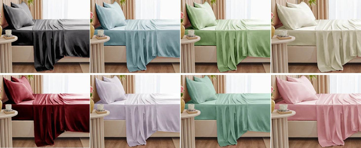 Silky Soft Satin Sheet Set - Sleep Galleria