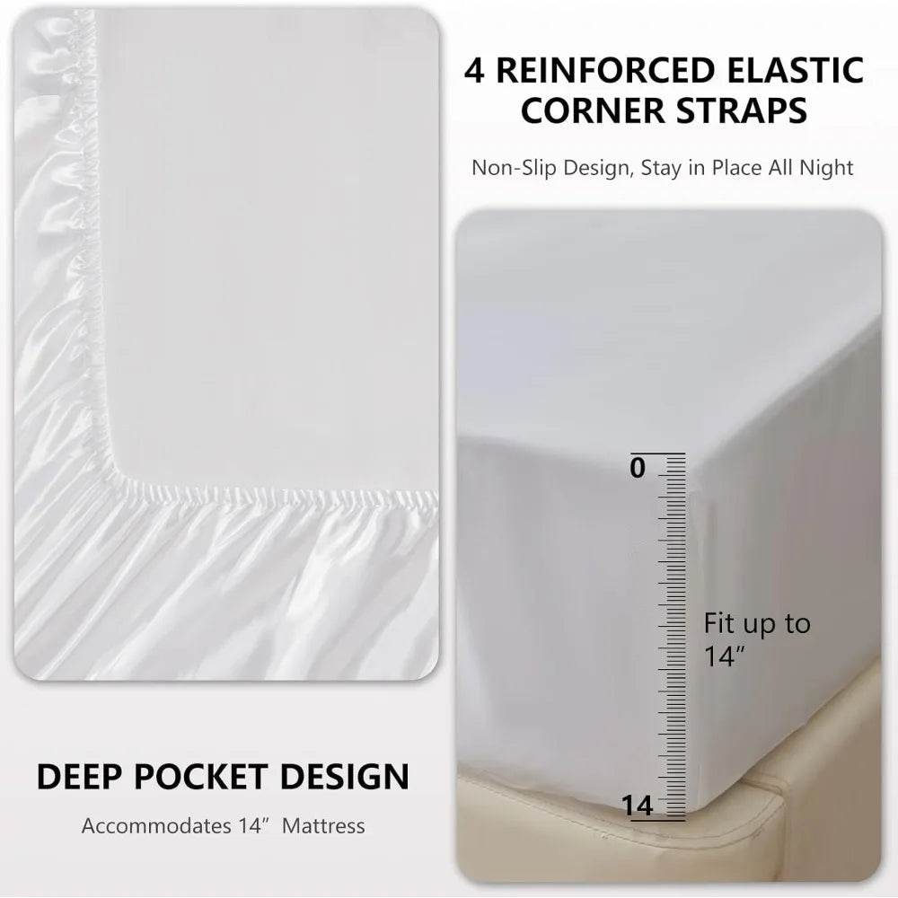 Silky Soft Satin Sheet Set - Sleep Galleria