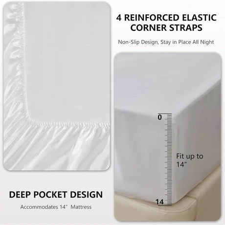 Silky Soft Satin Sheet Set - Calmora - Sleep Galleria