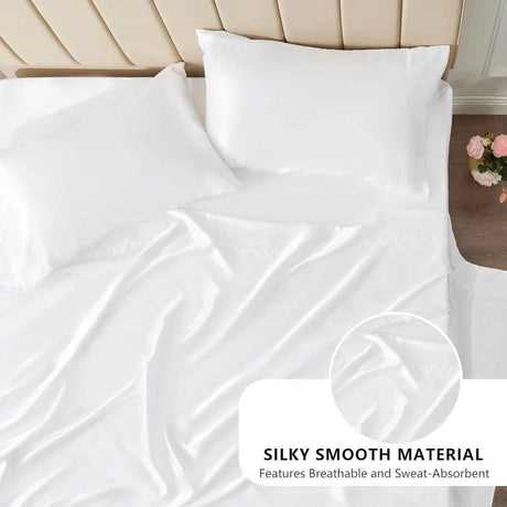 Silky Soft Satin Sheet Set - Calmora - Sleep Galleria