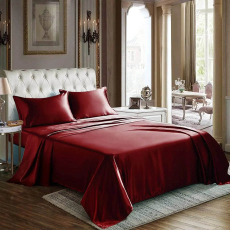 Silky Soft Satin Sheet Set - Calmora - Sleep Galleria