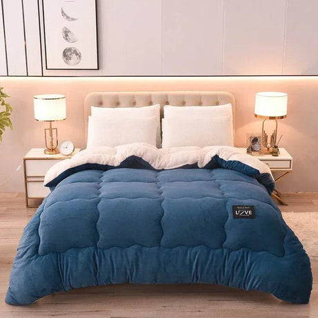 Soft Lamb Cashmere Wool Thickened Winter Blanket - Calmora - Sleep Galleria