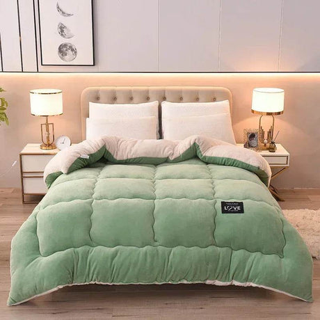 Soft Lamb Cashmere Wool Thickened Winter Blanket - Calmora - Sleep Galleria