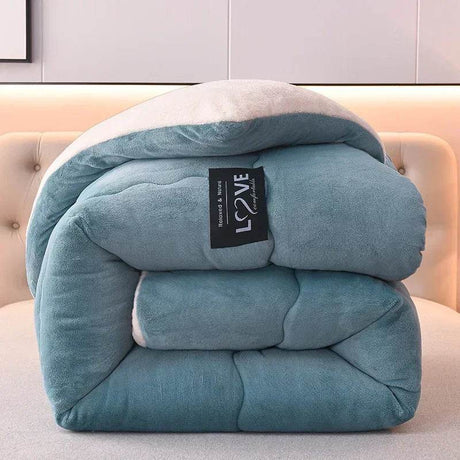 Soft Lamb Cashmere Wool Thickened Winter Blanket - Calmora - Sleep Galleria