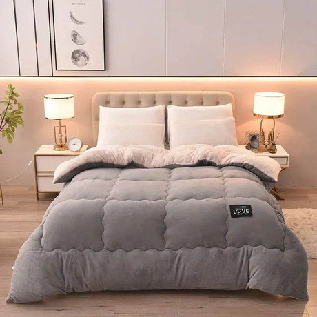 Soft Lamb Cashmere Wool Thickened Winter Blanket - Calmora - Sleep Galleria