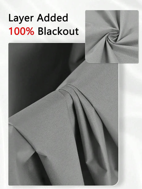 Solid Blackout Curtain Panel With Grommet Top - Calmora - Sleep Galleria