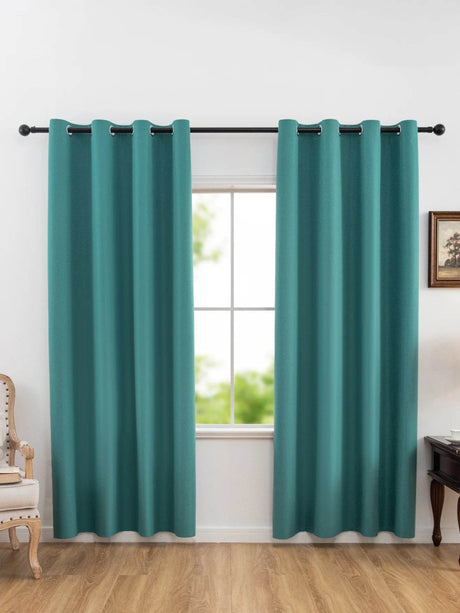 Solid Blackout Curtain Panel With Grommet Top - Calmora - Sleep Galleria