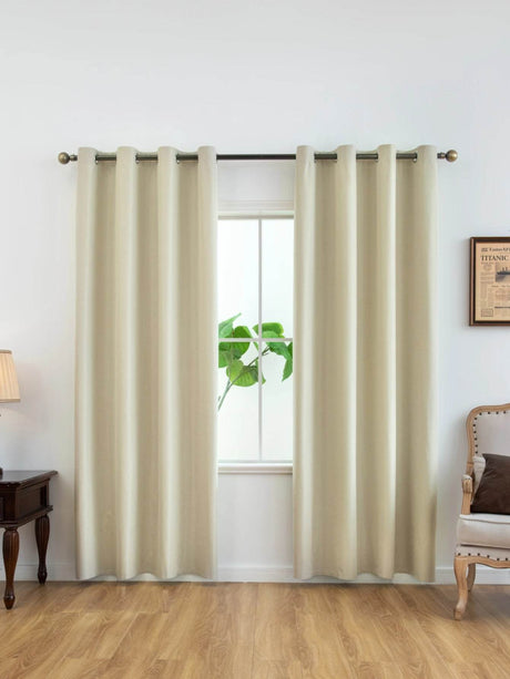 Solid Blackout Curtain Panel With Grommet Top - Calmora - Sleep Galleria