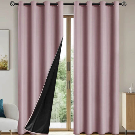 Solid Blackout Curtain Panel With Grommet Top - Calmora - Sleep Galleria