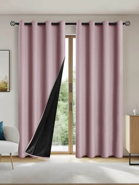 Solid Blackout Curtain Panel With Grommet Top - Calmora - Sleep Galleria