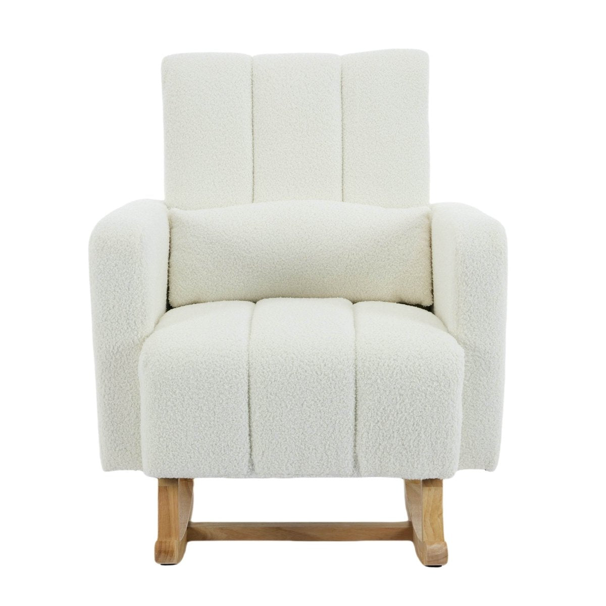Teddy Velvet Rocking Chair With Pillow - Sleep Galleria