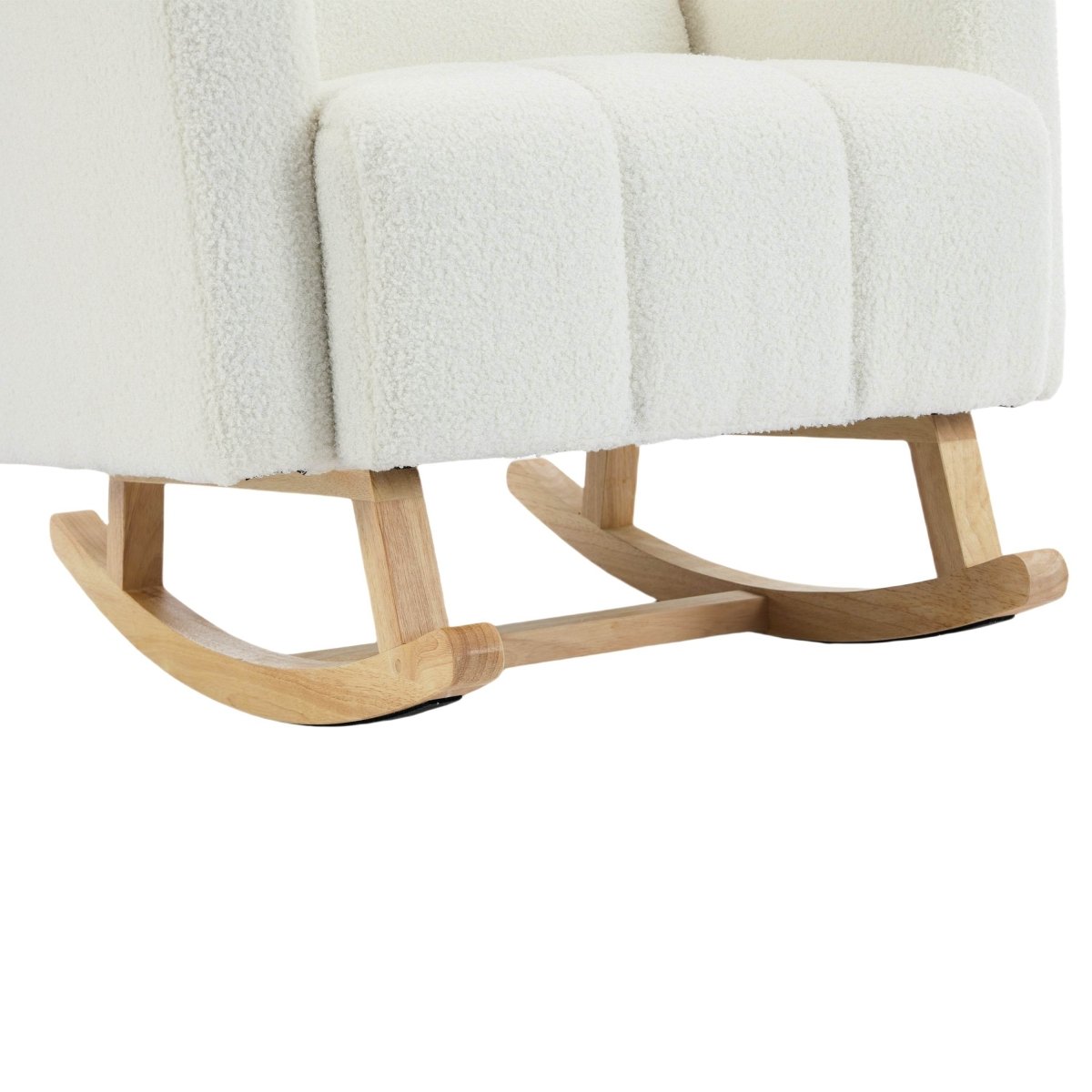 Teddy Velvet Rocking Chair With Pillow - Sleep Galleria