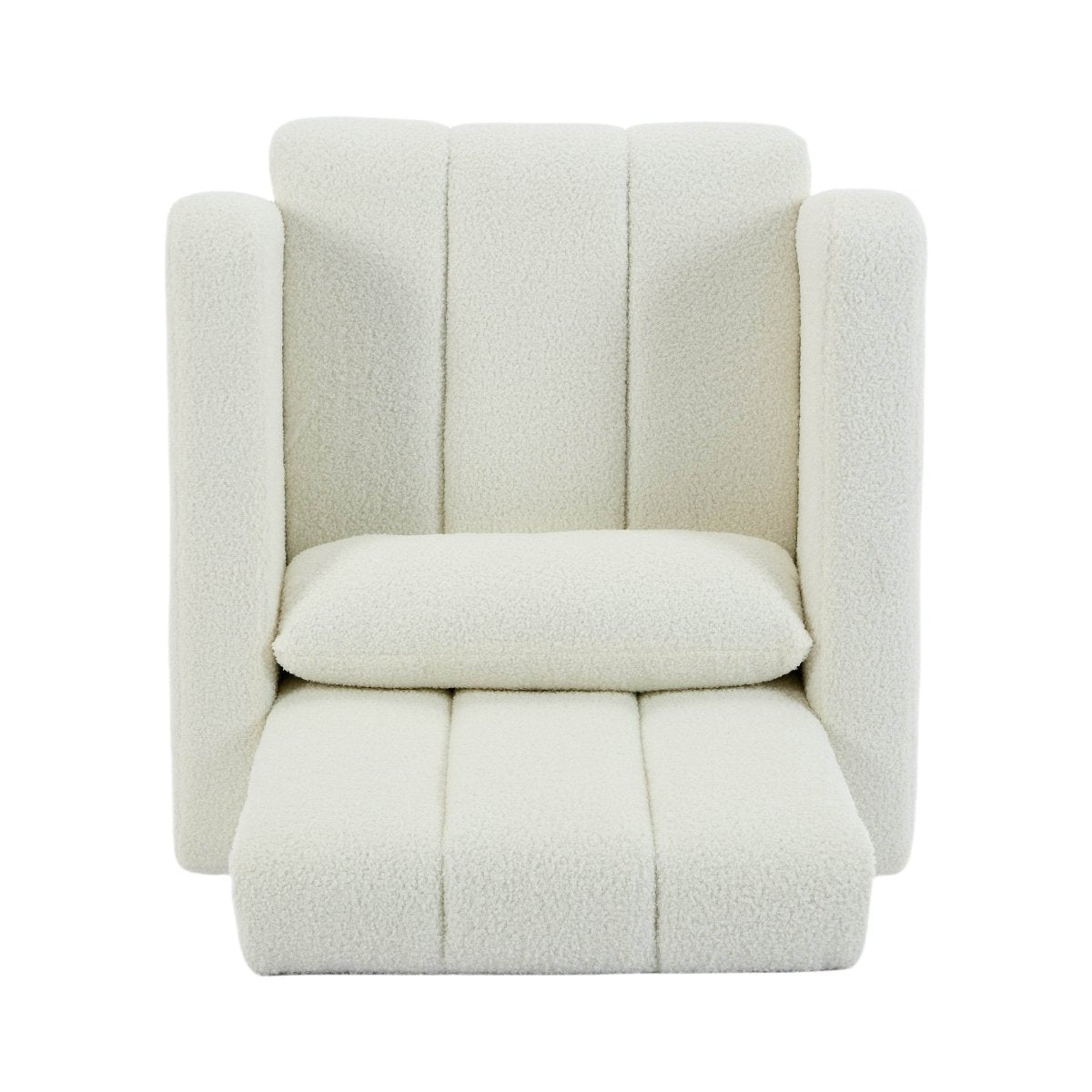 Teddy Velvet Rocking Chair With Pillow - Sleep Galleria