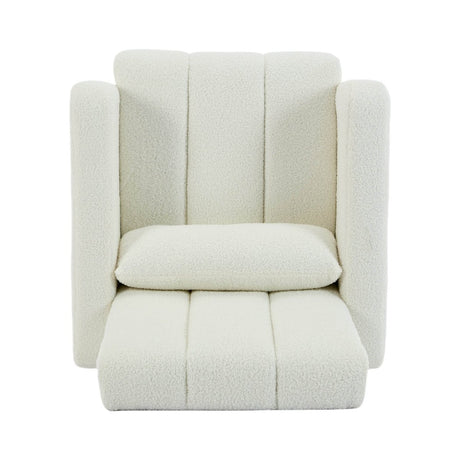 Teddy Velvet Rocking Chair With Pillow - Calmora - Sleep Galleria