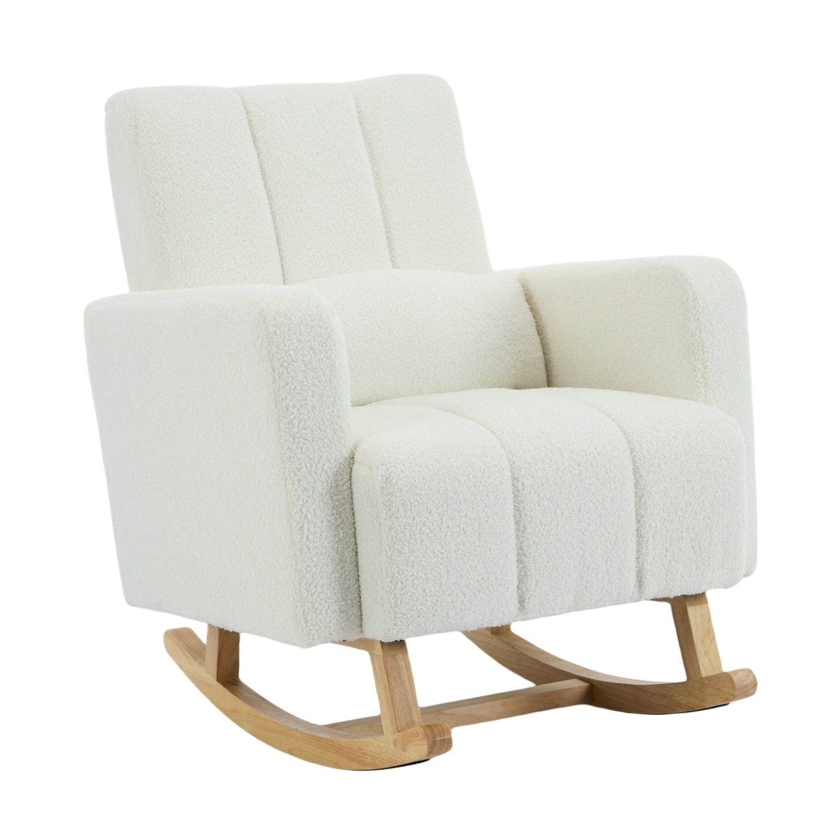 Teddy Velvet Rocking Chair With Pillow - Sleep Galleria