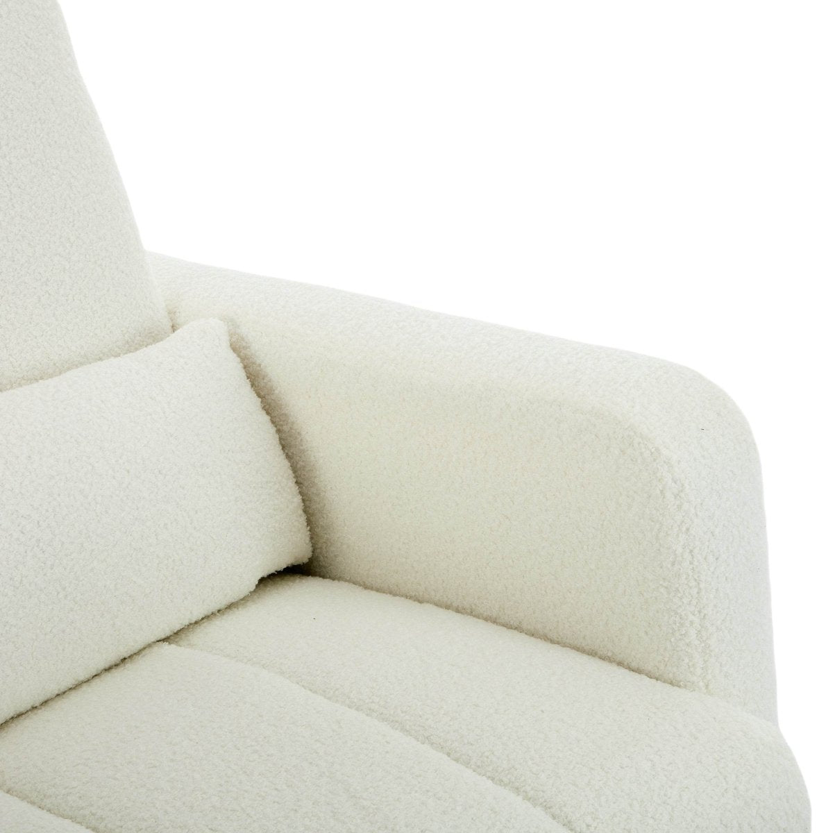 Teddy Velvet Rocking Chair With Pillow - Sleep Galleria
