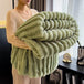 Thickened Wide Striped Multifunctional Blanket - Sleep Galleria