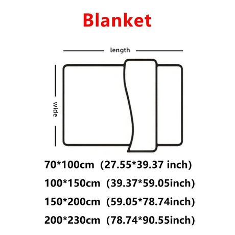 Thickened Wide Striped Multifunctional Blanket - Sleep Galleria