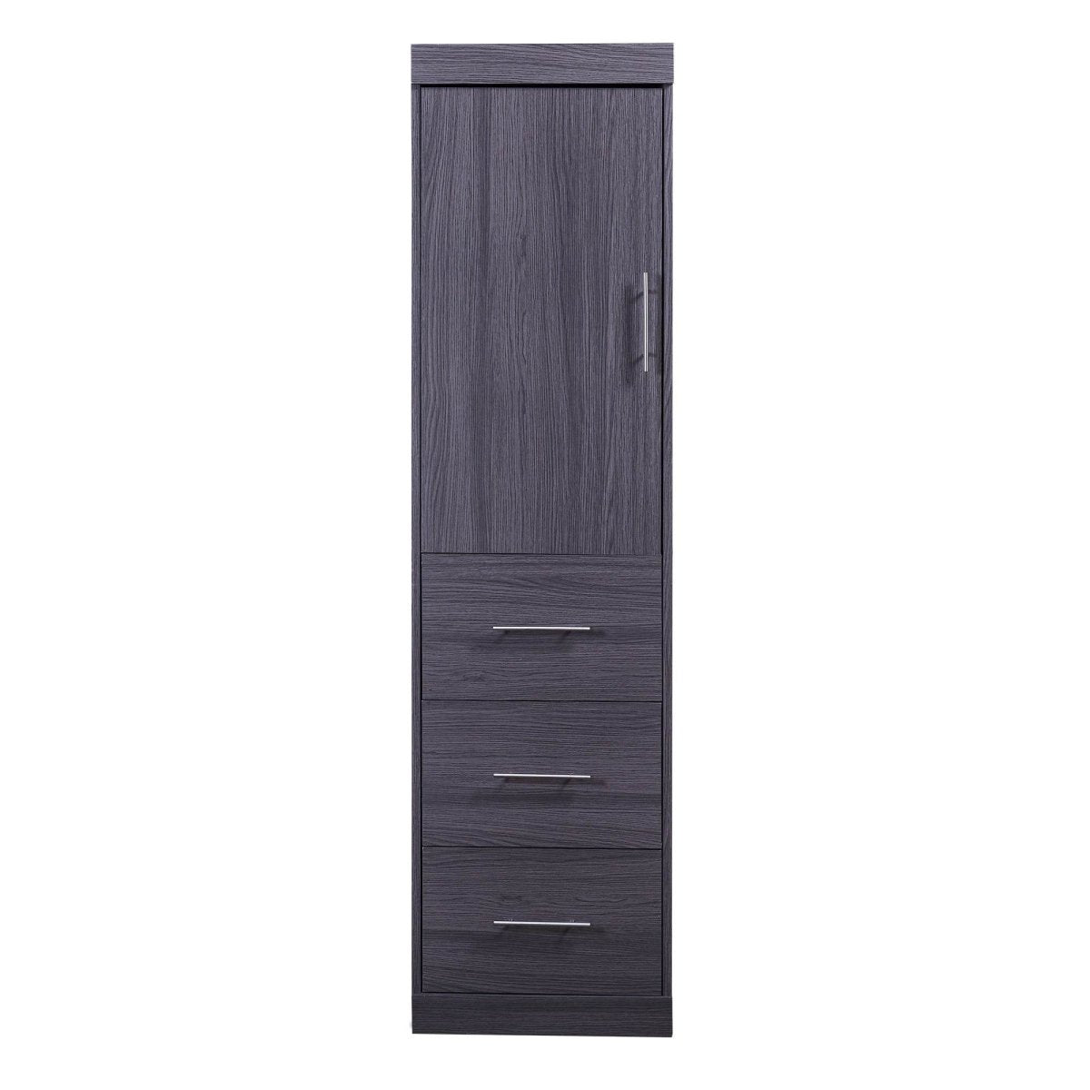 Twin Foldable Murphy Bed With Wardrobe And Drawers - Sleep Galleria