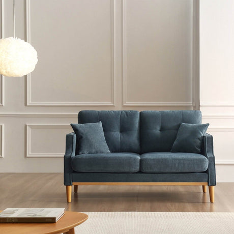Waterproof Fabric Loveseat Sofa With USB - Calmora - Sleep Galleria