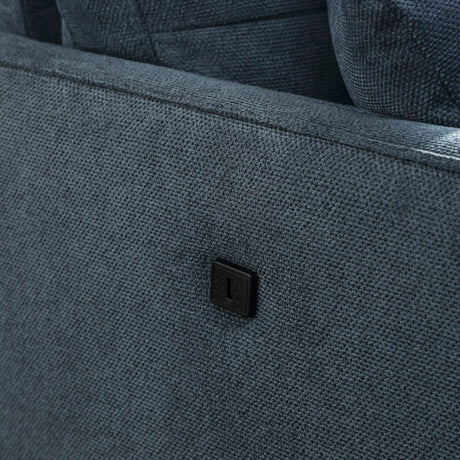 Waterproof Fabric Loveseat Sofa With USB - Calmora - Sleep Galleria
