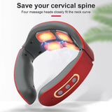 Electric Neck Shoulder TENS Pulse Massager With Heating - CAMMUO - Sleep Galleria
