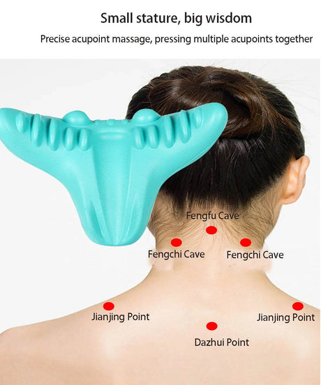 Ergonomic Neck Massage Pillow Cervical Traction Device - CAMMUO - Sleep Galleria