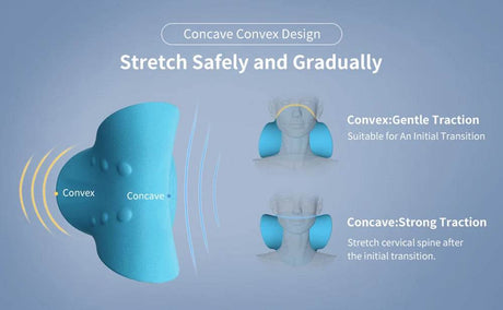 Ergonomic Neck Massage Pillow Cervical Traction Device - CAMMUO - Sleep Galleria