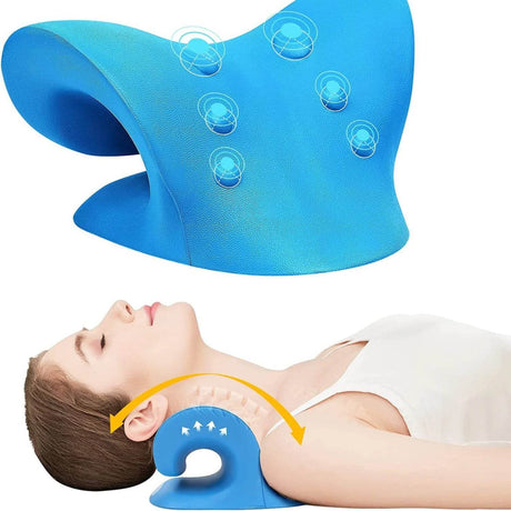 Ergonomic Neck Massage Pillow Cervical Traction Device - CAMMUO - Sleep Galleria