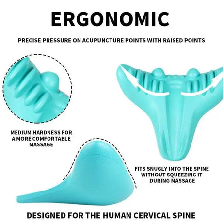 Ergonomic Neck Massage Pillow Cervical Traction Device - CAMMUO - Sleep Galleria