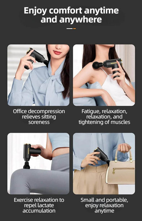 Portable Mini Deep Muscle Massage Gun Tool - CAMMUO - Sleep Galleria