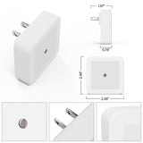 Night Light, Night Lights Plug into Wall 6-Pack, Plug in Night Light, Dusk to Dawn Nightlight Led Night Lights for Bedroom, Bathroom, Hallway Warm White