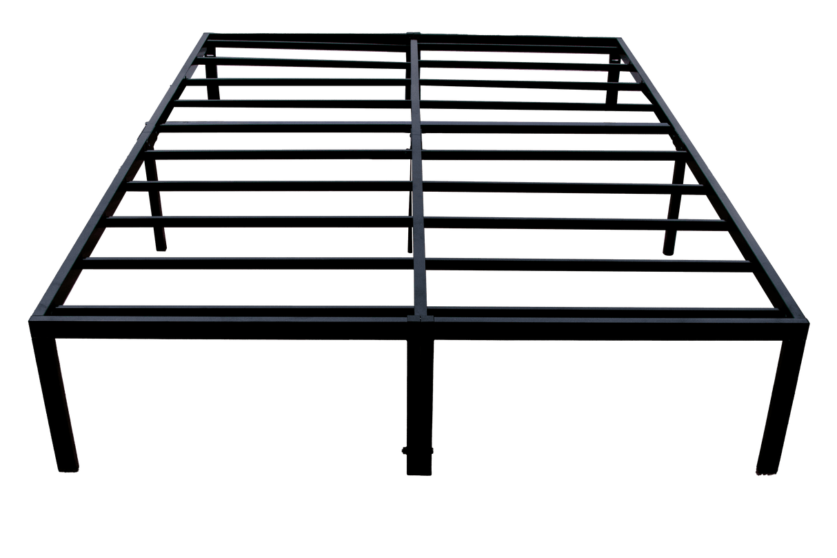 Heavy-Duty Modern Steel Platform Foundation Bed Frame
