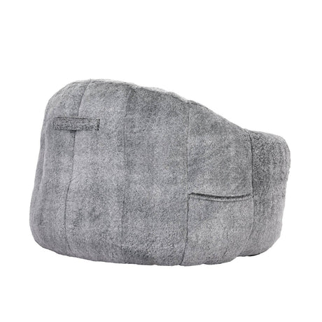 High - Density Foam Faux Fur Beanbag Chair - Calmora - Sleep Galleria