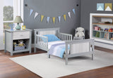 Connelly Solid Wood Reversible Panel Toddler Bed Gray
