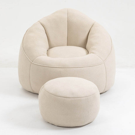 Microfiber Foam Filled Bedding Bean Bag Chair - Calmora - Sleep Galleria
