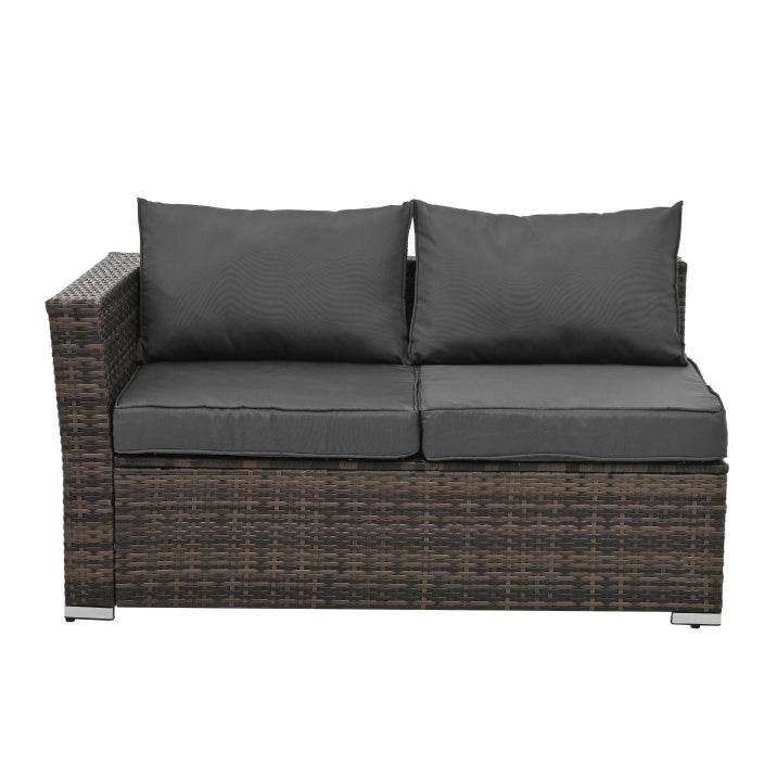 4-Piece Brown PE Rattan Outdoor Patio Furniture Set - Sleep Galleria