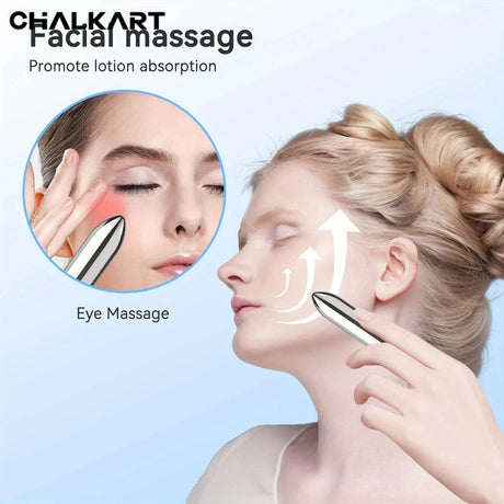 Mini Portable Facial Eye Vibrating Massage Device - CHALKART - Sleep Galleria