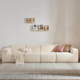 Modular L-Shaped Polyester Sectional Sofa With Deep Seat - Sleep Galleria