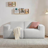 Modular L-Shaped Polyester Sectional Sofa With Deep Seat - Sleep Galleria