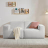 Modular L-Shaped Polyester Sectional Sofa With Deep Seat - Sleep Galleria