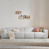Modular L-Shaped Polyester Sectional Sofa With Deep Seat - Sleep Galleria