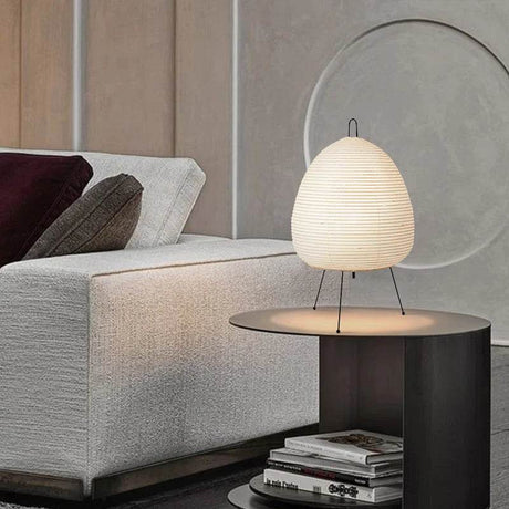 Japanese Rice Paper Tripod Led Table Lamp - Claeted - Sleep Galleria