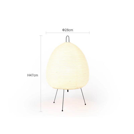 Japanese Rice Paper Tripod Led Table Lamp - Claeted - Sleep Galleria
