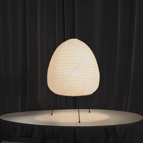 Japanese Rice Paper Tripod Led Table Lamp - Claeted - Sleep Galleria