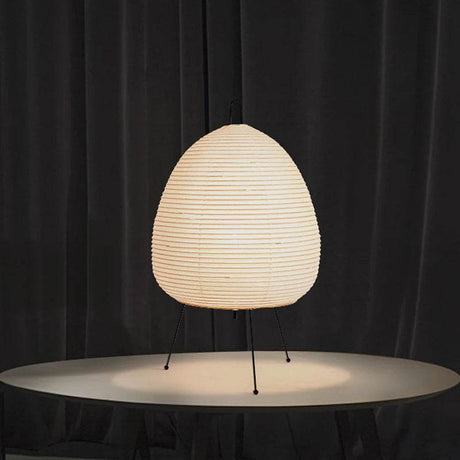 Japanese Rice Paper Tripod Led Table Lamp - Claeted - Sleep Galleria