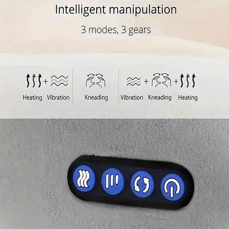Wireless Neck Massage Pillow With Heat Vibrater - Cloud Prime - Sleep Galleria