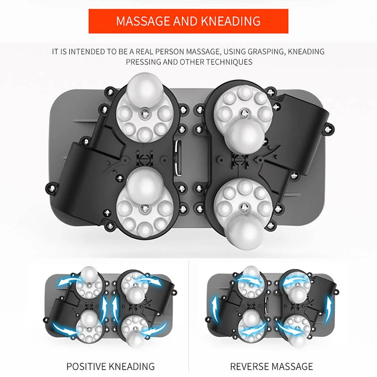 Wireless Neck Massage Pillow With Heat Vibrater - Cloud Prime - Sleep Galleria