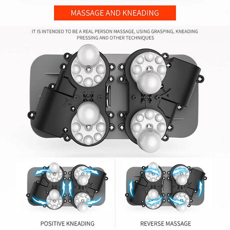 Wireless Neck Massage Pillow With Heat Vibrater - Cloud Prime - Sleep Galleria