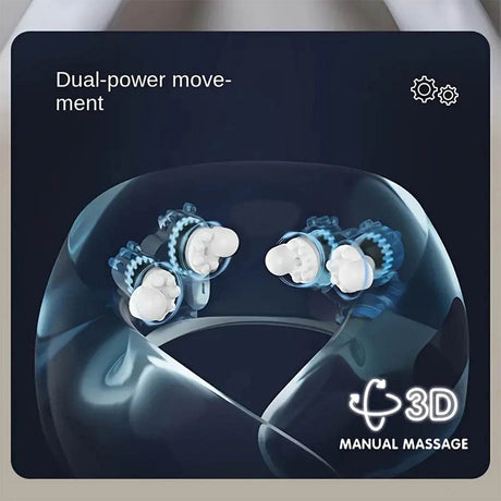 Wireless Neck Massage Pillow With Heat Vibrater - Cloud Prime - Sleep Galleria